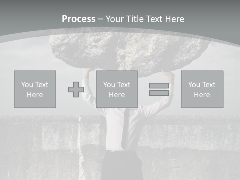 Mass Man Burden PowerPoint Template