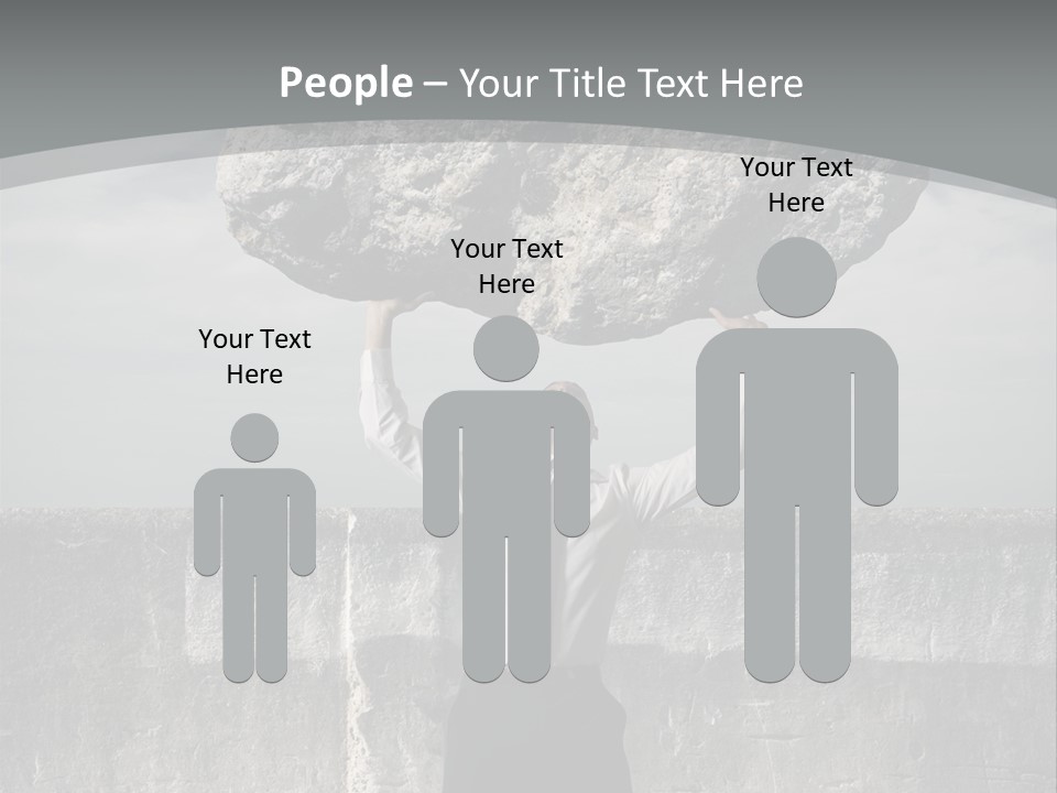 Mass Man Burden PowerPoint Template