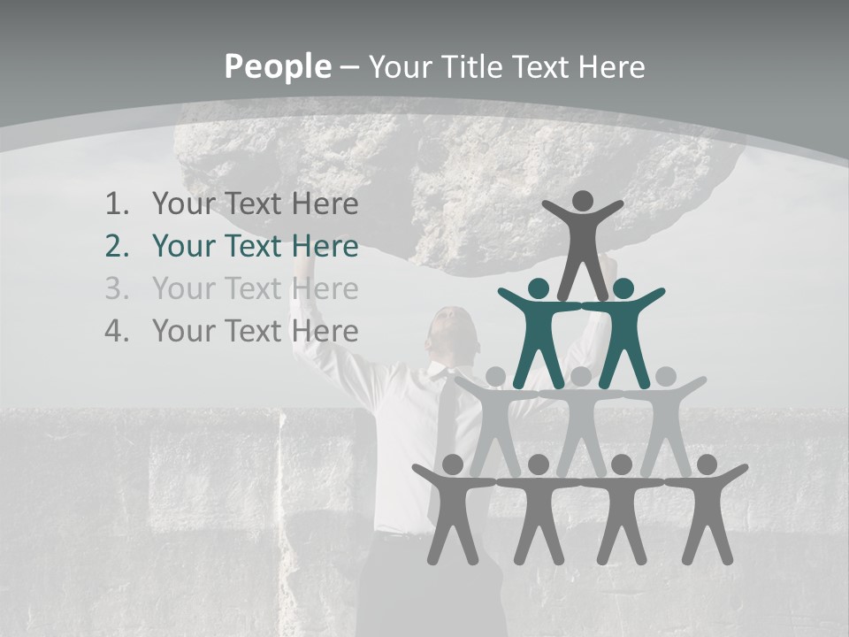 Mass Man Burden PowerPoint Template