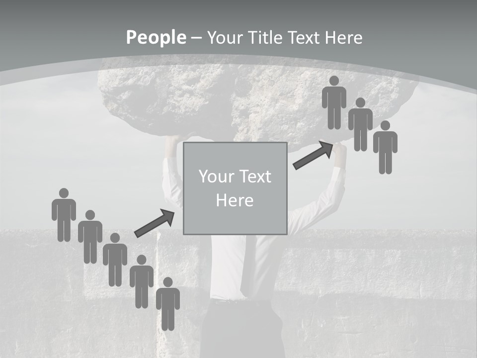 Mass Man Burden PowerPoint Template