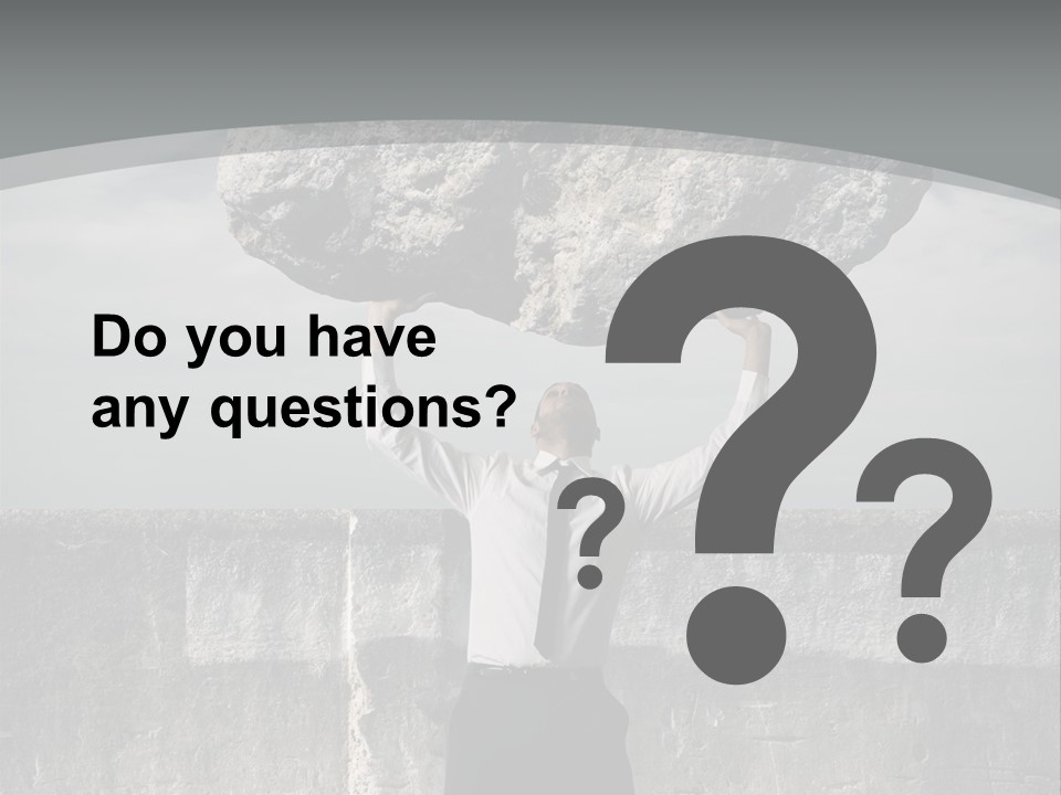 Mass Man Burden PowerPoint Template