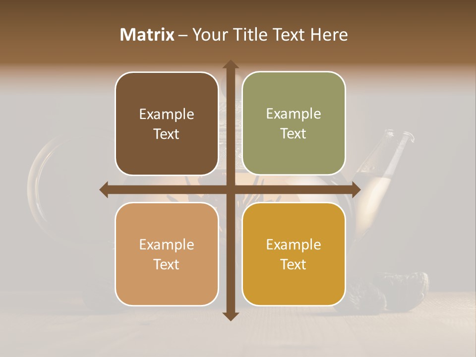 Herbal Cafe Silence PowerPoint Template