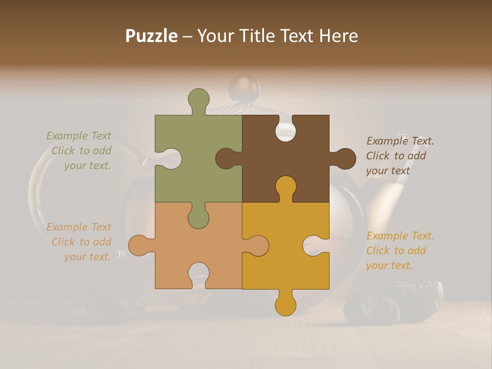 Herbal Cafe Silence PowerPoint Template