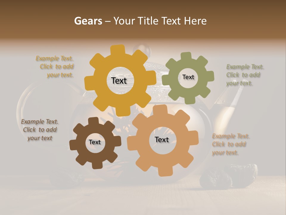 Herbal Cafe Silence PowerPoint Template