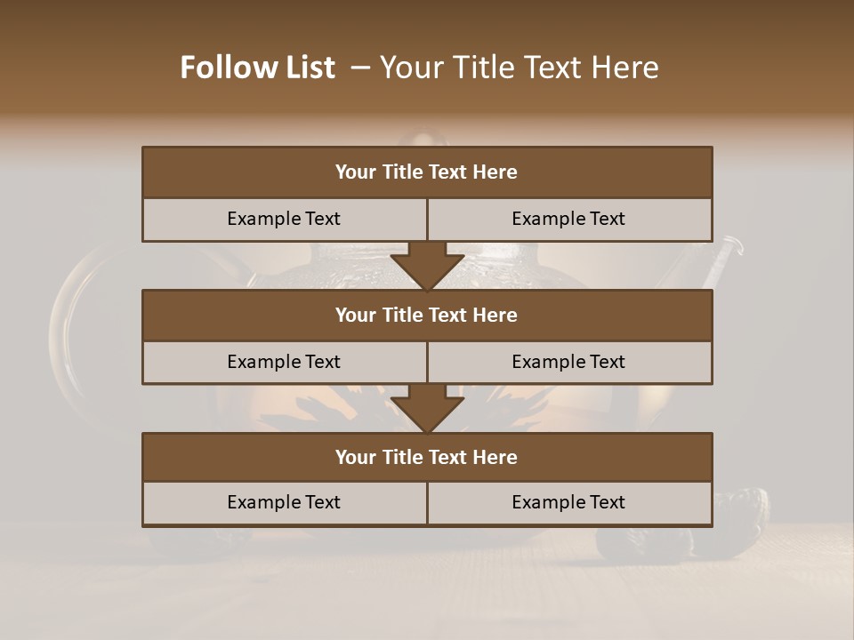 Herbal Cafe Silence PowerPoint Template