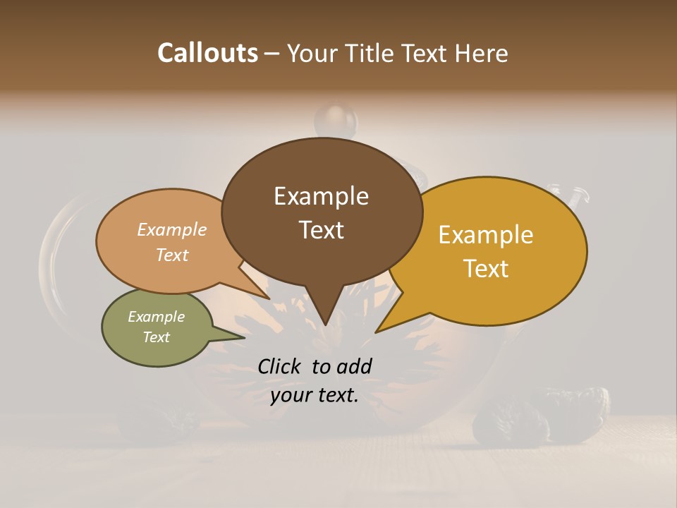 Herbal Cafe Silence PowerPoint Template
