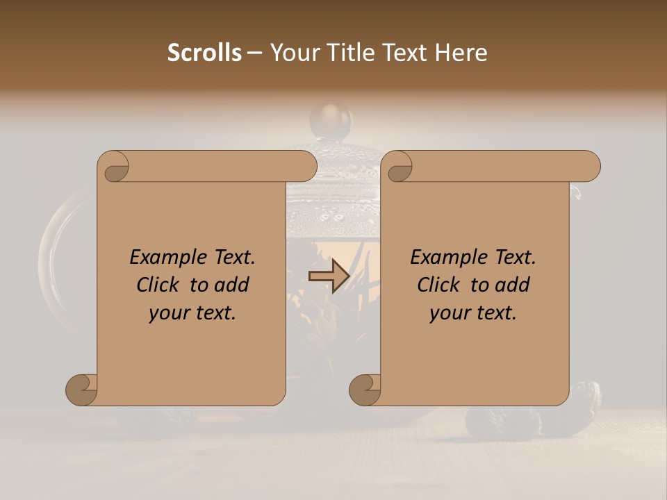 Herbal Cafe Silence PowerPoint Template
