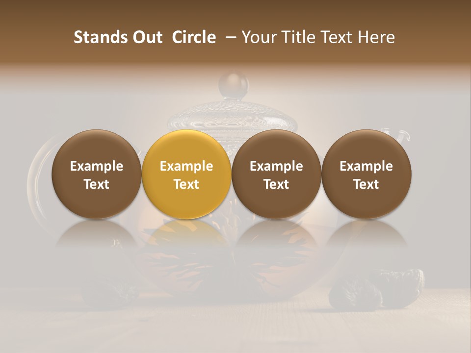 Herbal Cafe Silence PowerPoint Template