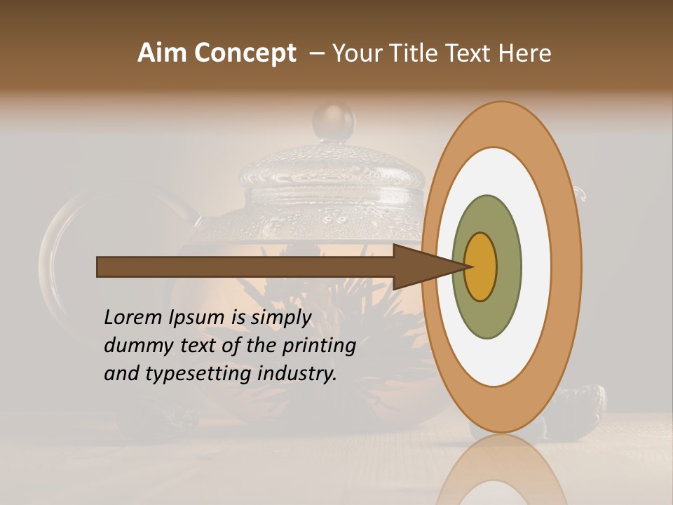 Herbal Cafe Silence PowerPoint Template