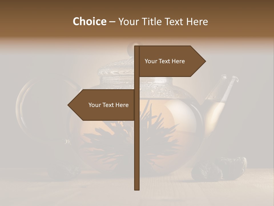 Herbal Cafe Silence PowerPoint Template