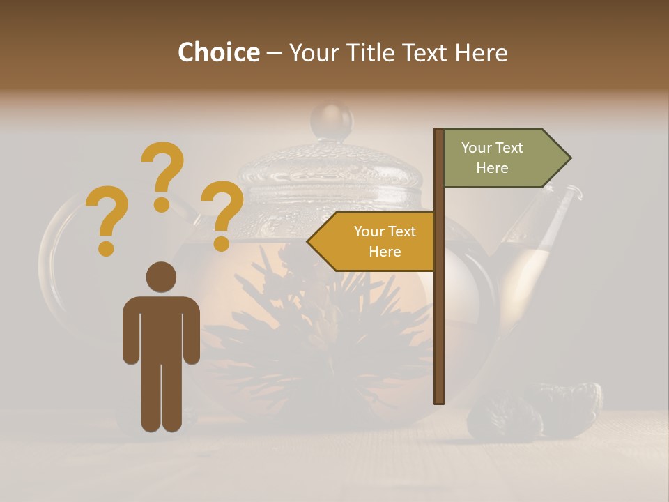 Herbal Cafe Silence PowerPoint Template