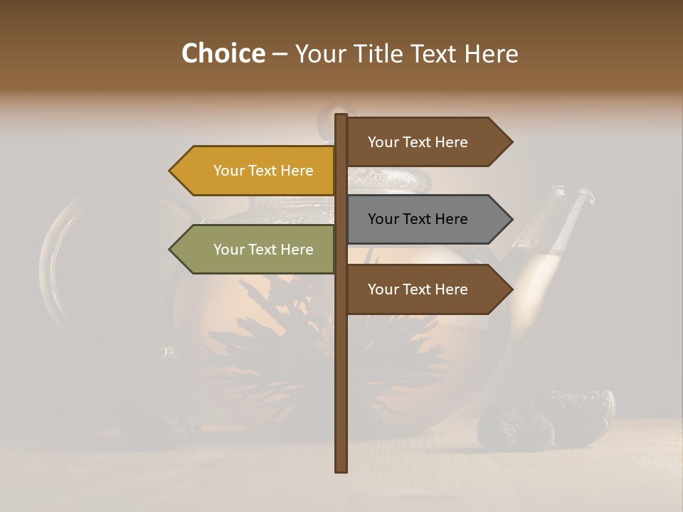 Herbal Cafe Silence PowerPoint Template
