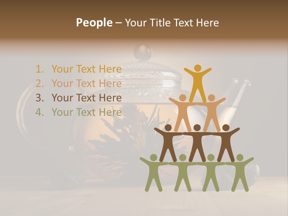 Herbal Cafe Silence PowerPoint Template