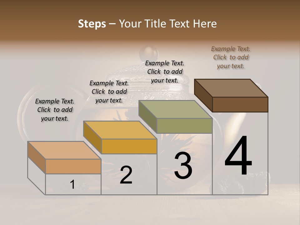 Herbal Cafe Silence PowerPoint Template