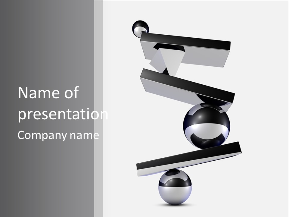 Design Spheres Group PowerPoint Template