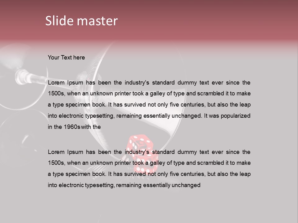 Bubble Anniversary Fizz PowerPoint Template