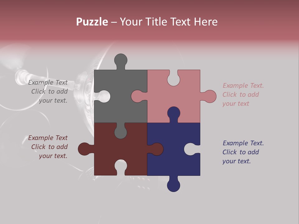 Bubble Anniversary Fizz PowerPoint Template