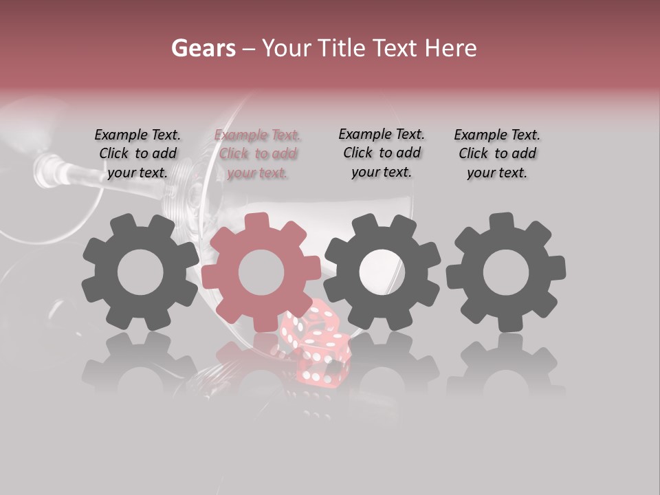 Bubble Anniversary Fizz PowerPoint Template