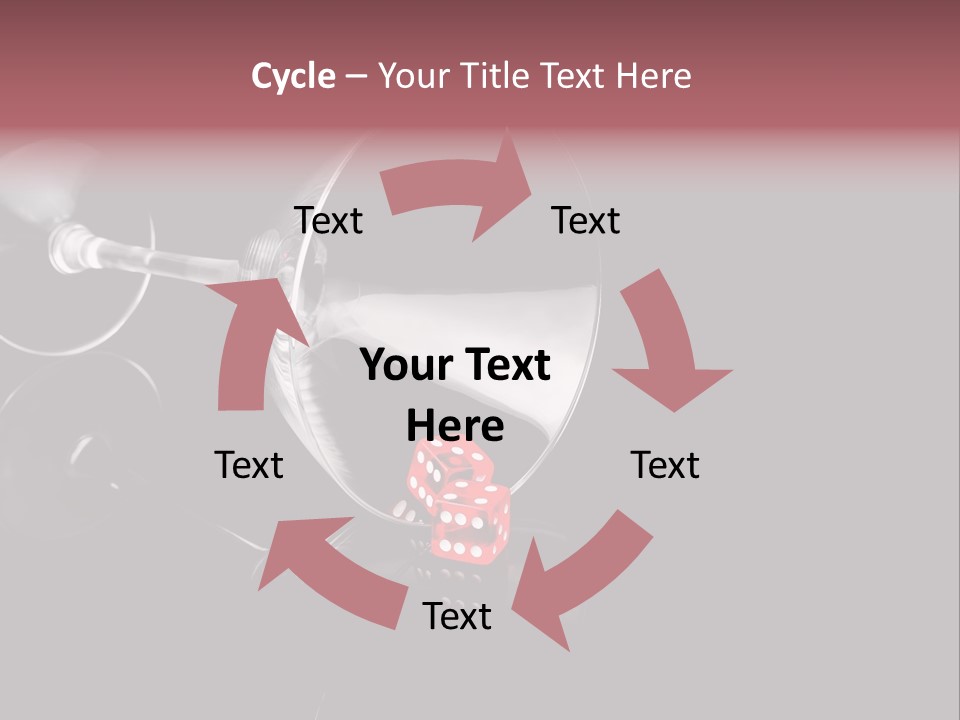 Bubble Anniversary Fizz PowerPoint Template