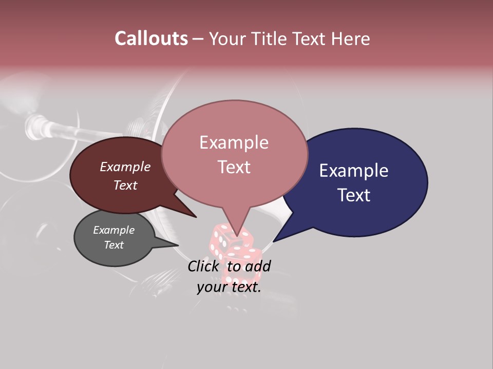 Bubble Anniversary Fizz PowerPoint Template