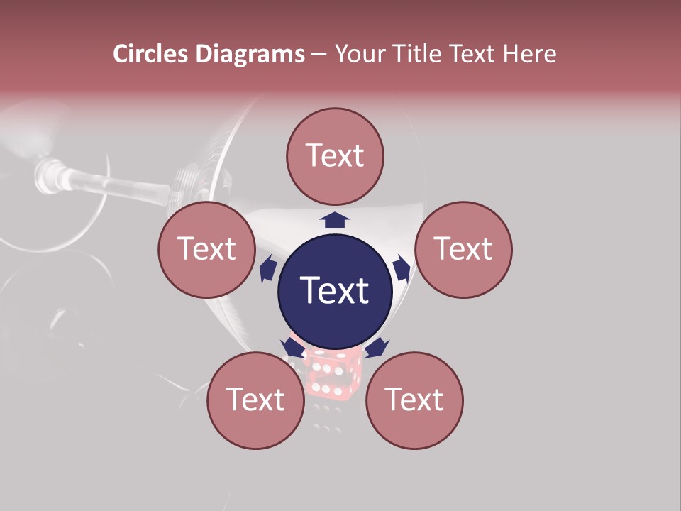 Bubble Anniversary Fizz PowerPoint Template