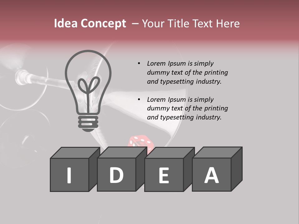 Bubble Anniversary Fizz PowerPoint Template