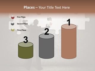 Caucasian Part Successful PowerPoint Template