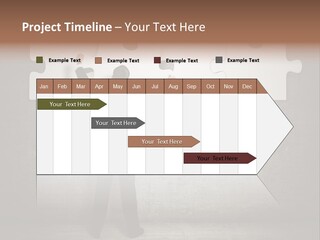 Caucasian Part Successful PowerPoint Template