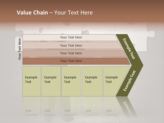 Caucasian Part Successful PowerPoint Template