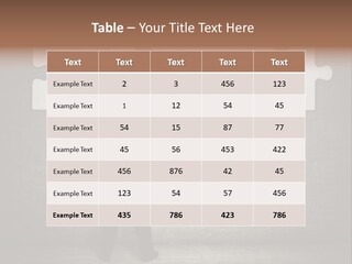 Caucasian Part Successful PowerPoint Template