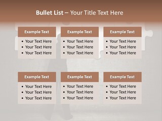 Caucasian Part Successful PowerPoint Template