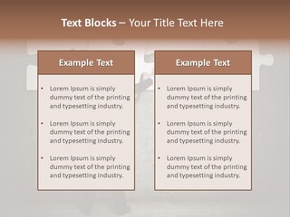 Caucasian Part Successful PowerPoint Template