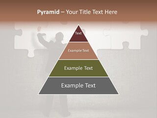 Caucasian Part Successful PowerPoint Template