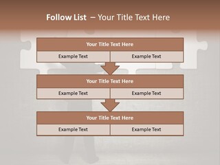 Caucasian Part Successful PowerPoint Template