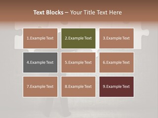 Caucasian Part Successful PowerPoint Template