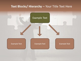 Caucasian Part Successful PowerPoint Template