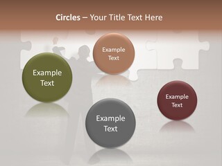 Caucasian Part Successful PowerPoint Template