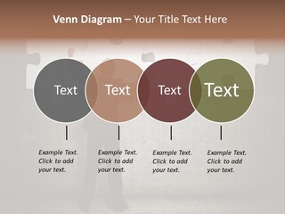 Caucasian Part Successful PowerPoint Template