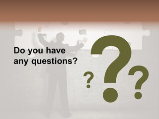 Caucasian Part Successful PowerPoint Template