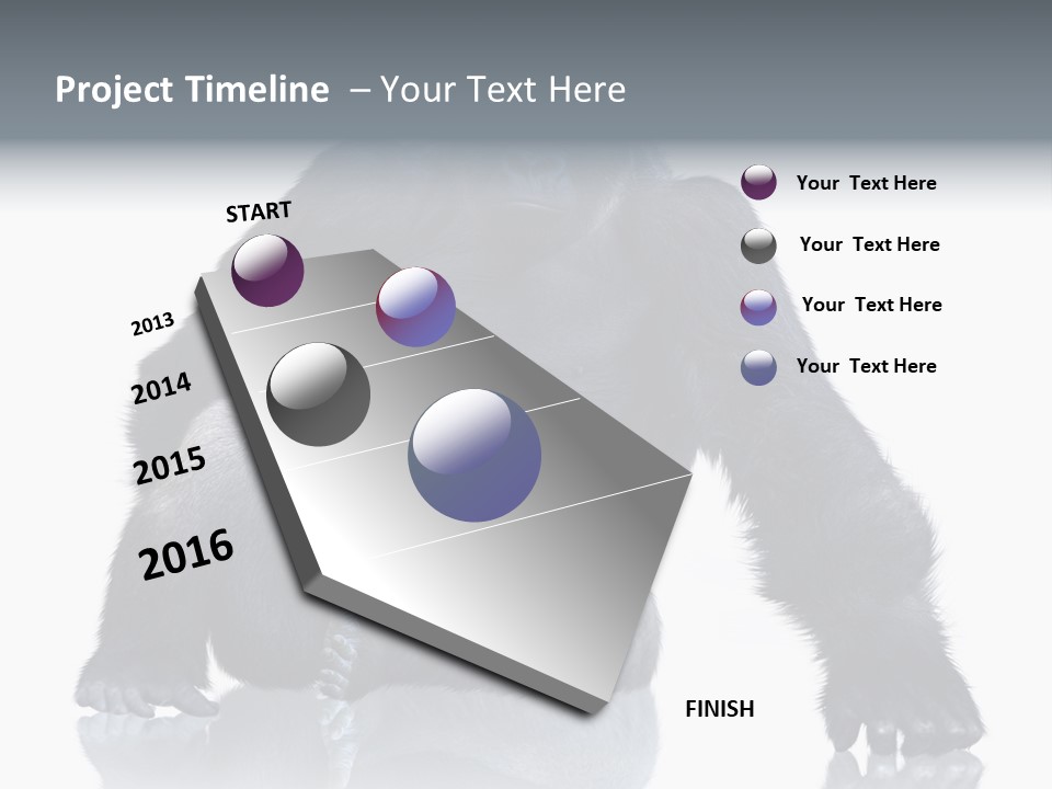 Sit King Kong Young PowerPoint Template