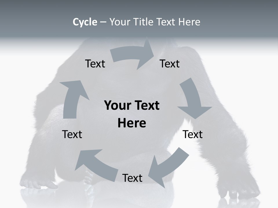 Sit King Kong Young PowerPoint Template