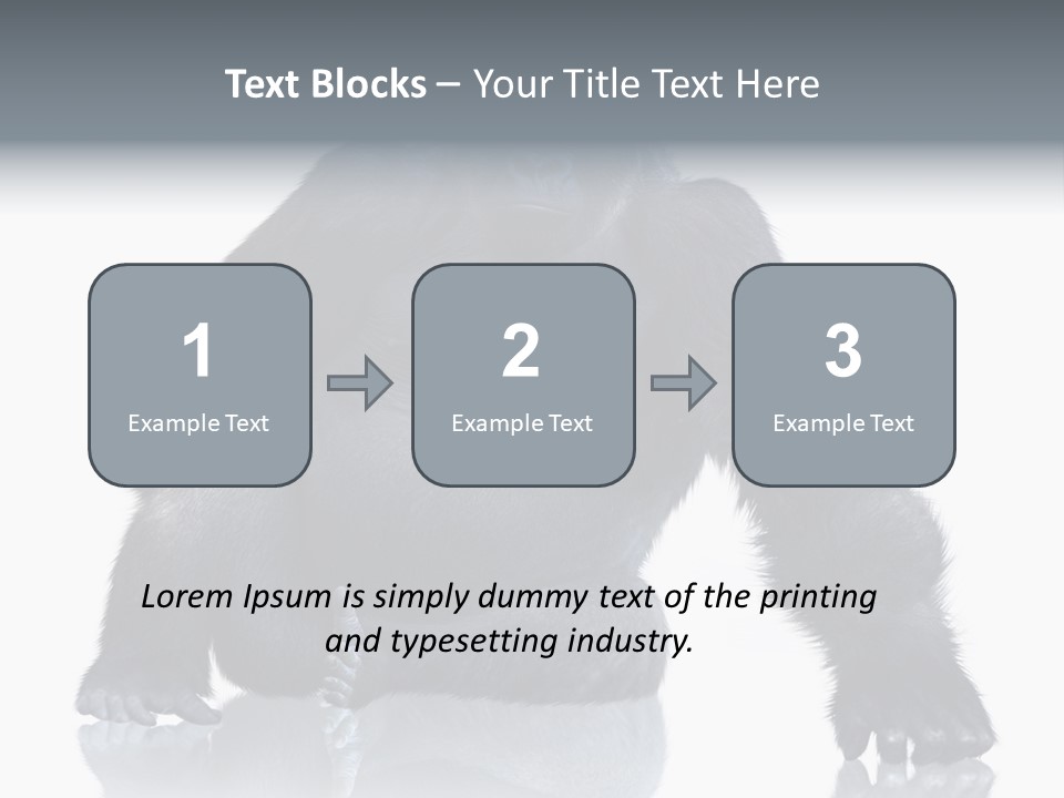 Sit King Kong Young PowerPoint Template