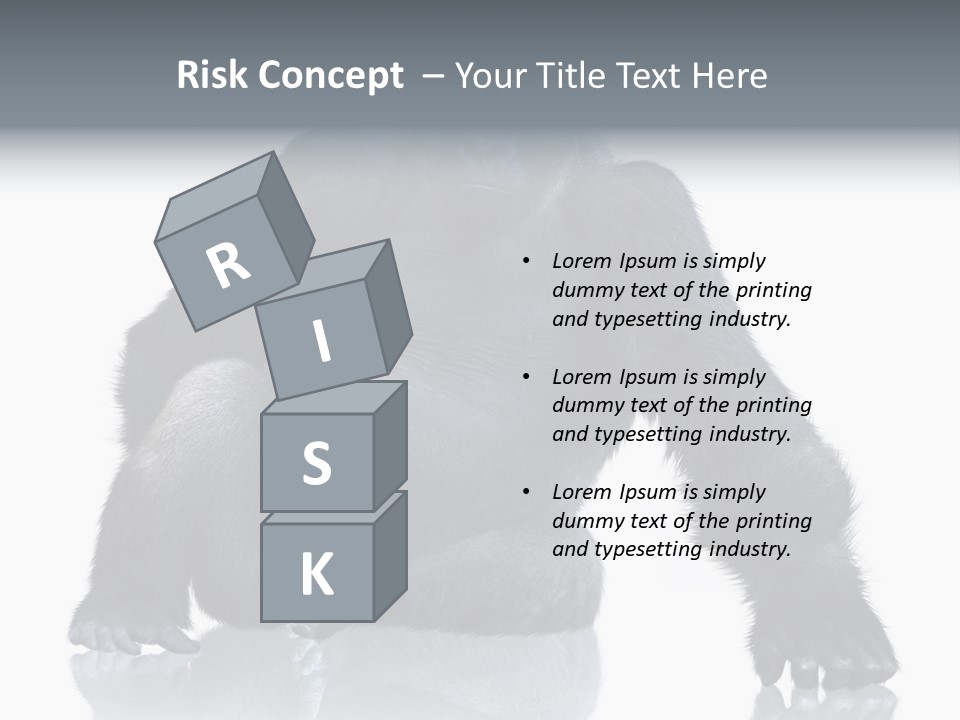 Sit King Kong Young PowerPoint Template