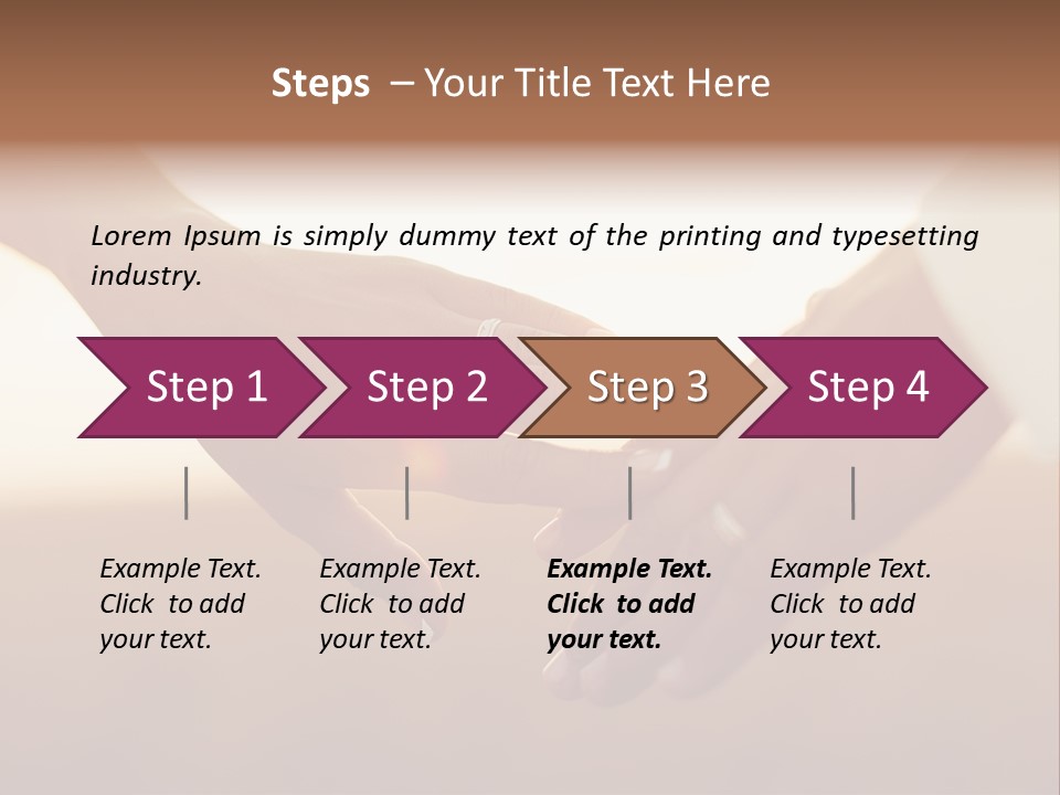 Passion Couple Men PowerPoint Template