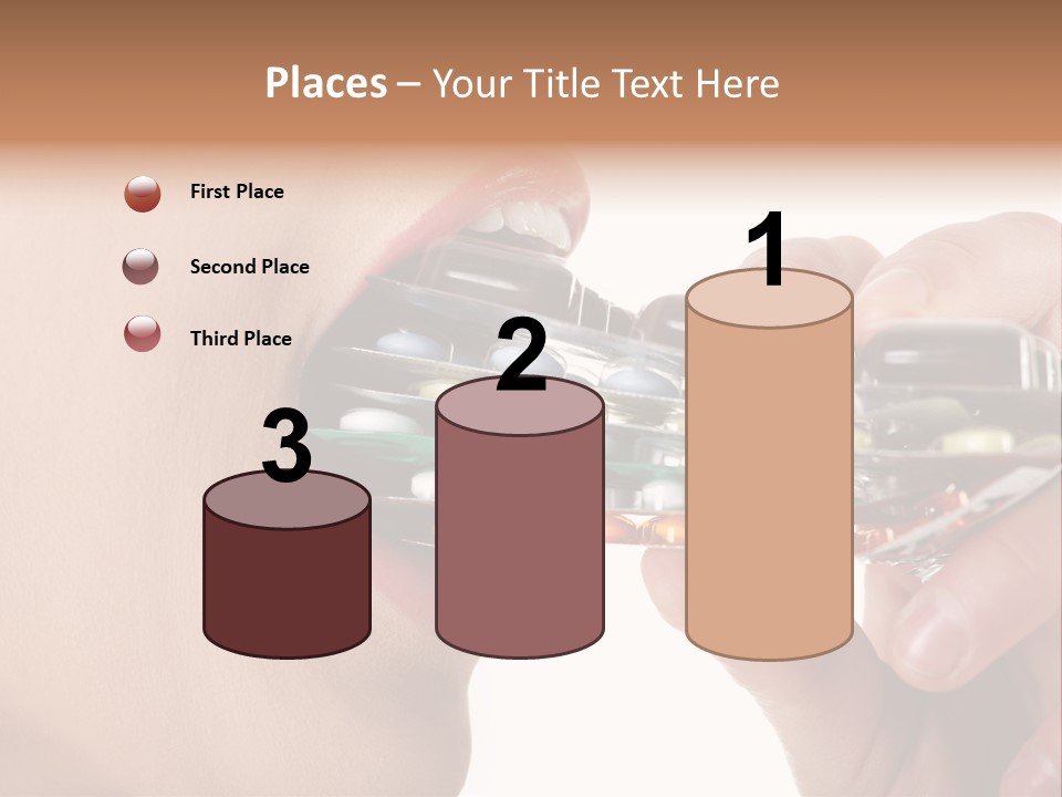 Pain Smiling Tablets PowerPoint Template