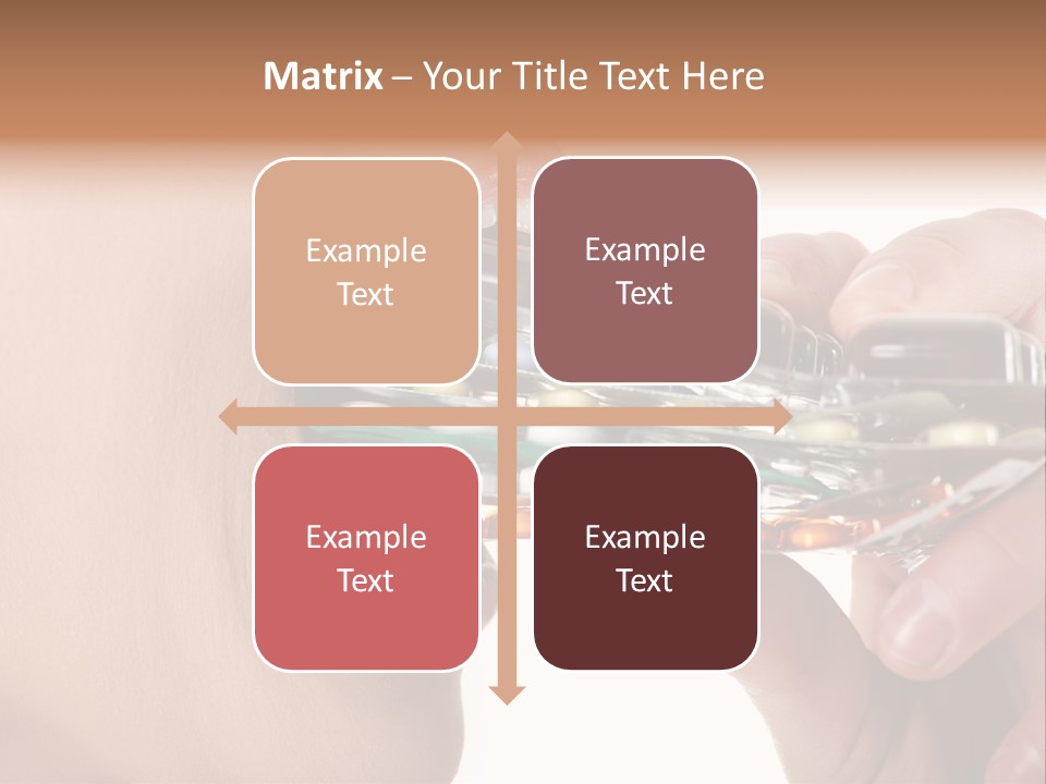 Pain Smiling Tablets PowerPoint Template