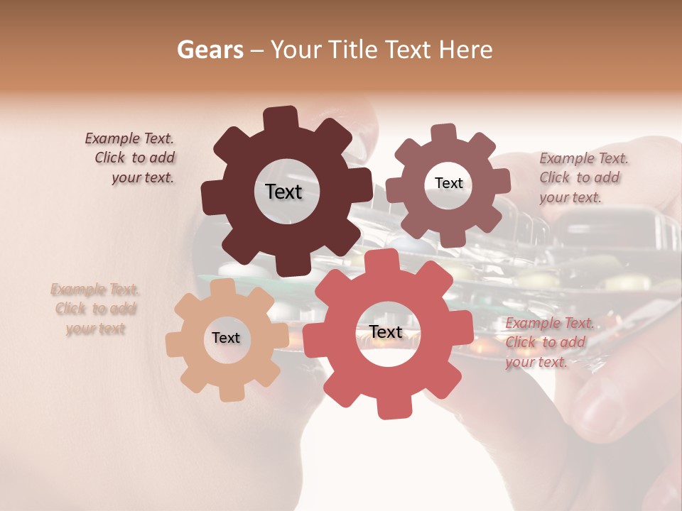 Pain Smiling Tablets PowerPoint Template