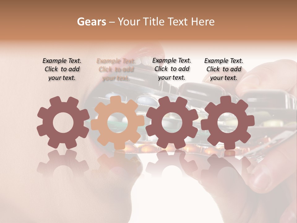 Pain Smiling Tablets PowerPoint Template