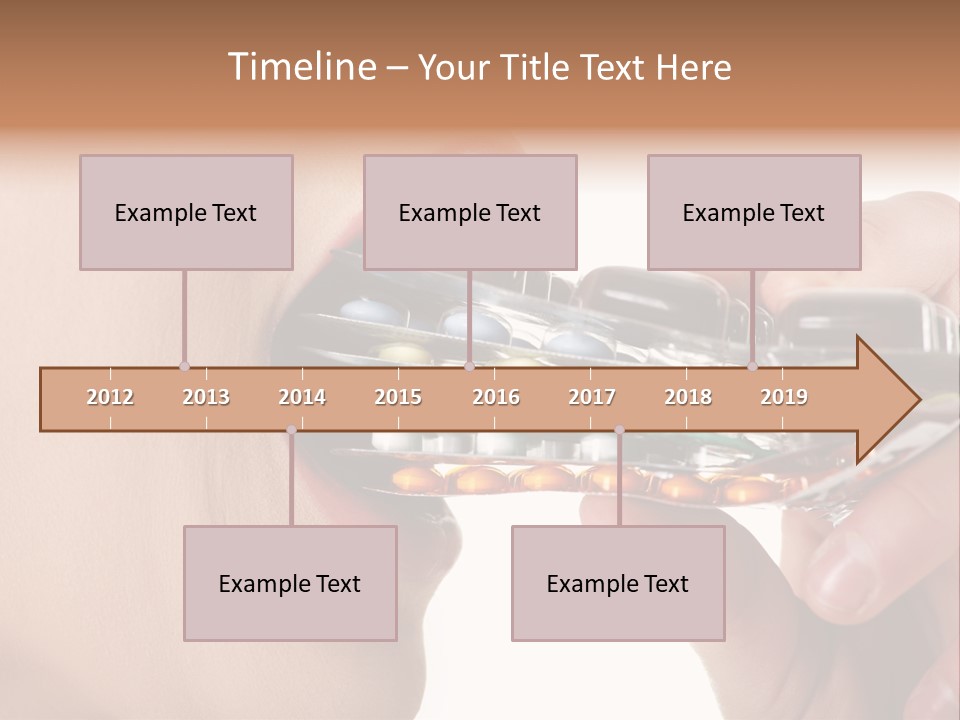 Pain Smiling Tablets PowerPoint Template