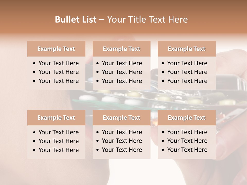 Pain Smiling Tablets PowerPoint Template